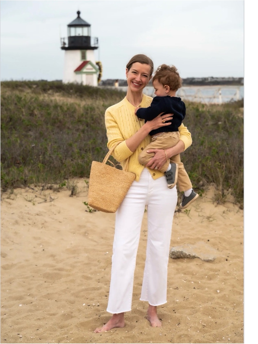 Doen Penrose cardigan in lemon chiffon - Picture 3 of 10